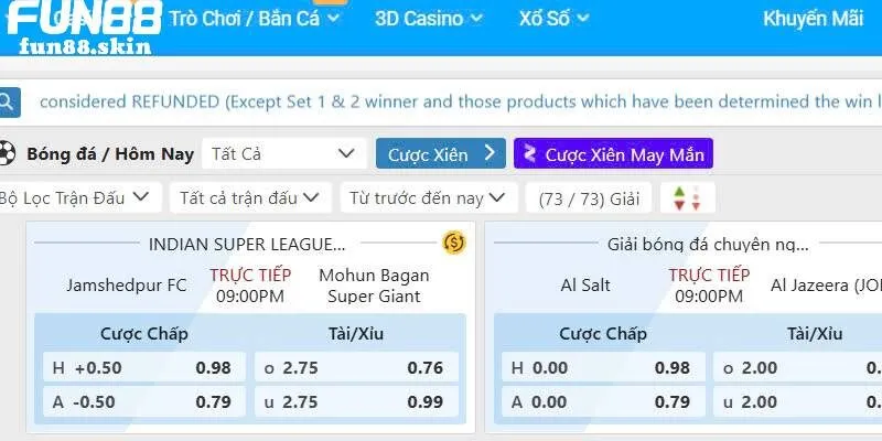 Quy trình tham gia thể thao online tại Fun88 đơn giản